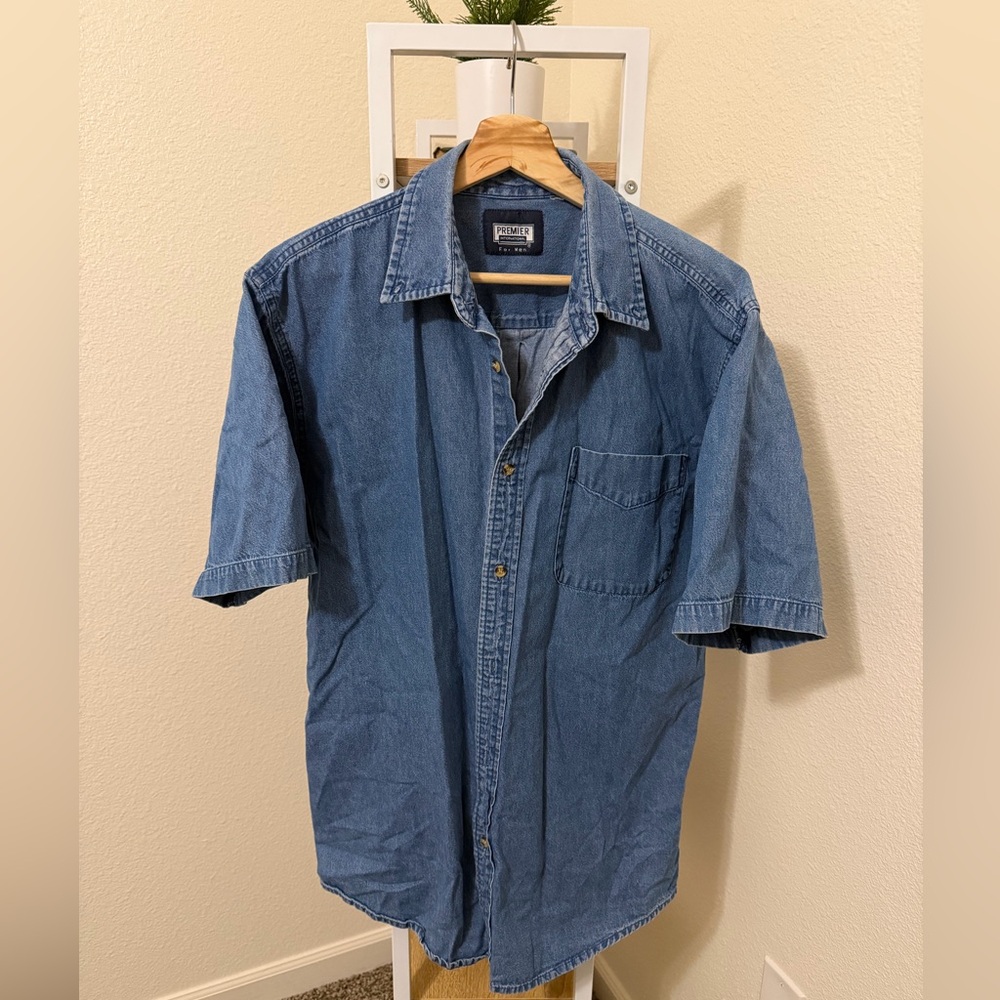 Preview International Casual Blue Button Down Shirt